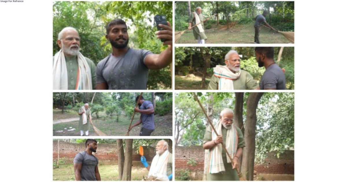 Blending cleanliness with fitness: PM Modi participates in Swachh Bharat campaign with Ankit who started 75-day challenge